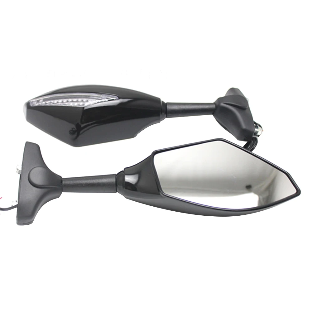 

Racing Styling Accessories Turn Signal Adjustable Universal Motorbike Rearview Mirror Durable For Motorcycle LED Light Clear