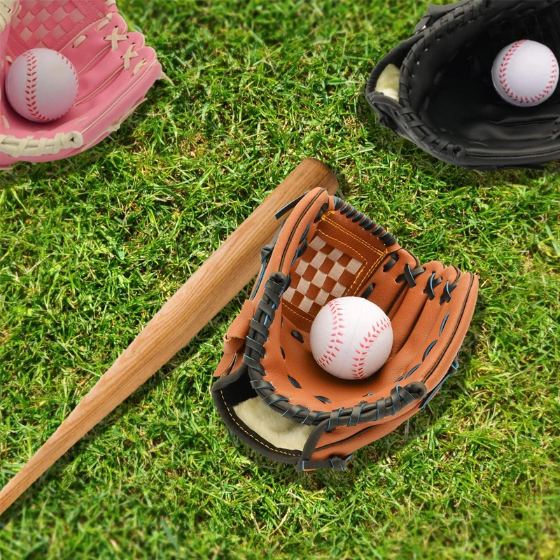 

Baseball Glove Outdoor Sports Glove Softball Practice Equipment Size 9.5/10.5/11.5/12.5 Left Hand for Adult Man Woman Training