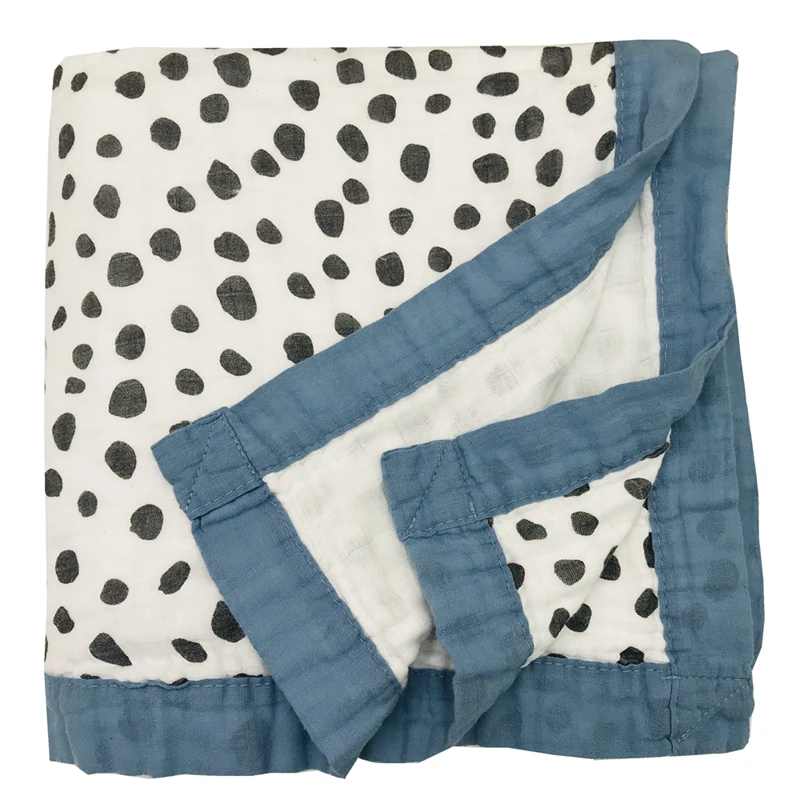 

Ins hot four layer spot bamboo cotton muslin baby blanket for newborn swaddle wrap swaddling bedding blankets