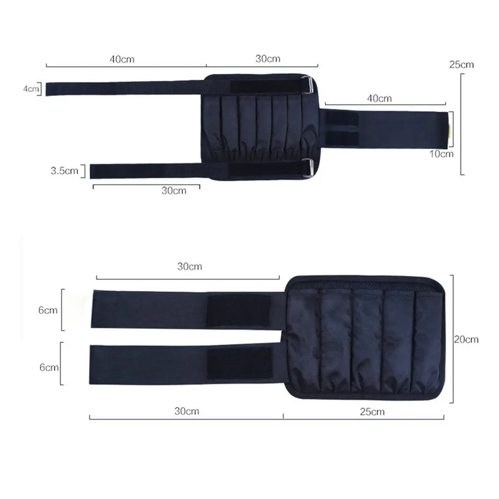 

Adjustable Arm/Ankle Legging training Equipment Weights Sandbag 1-20kg Weight Training For Boxing GYM Running