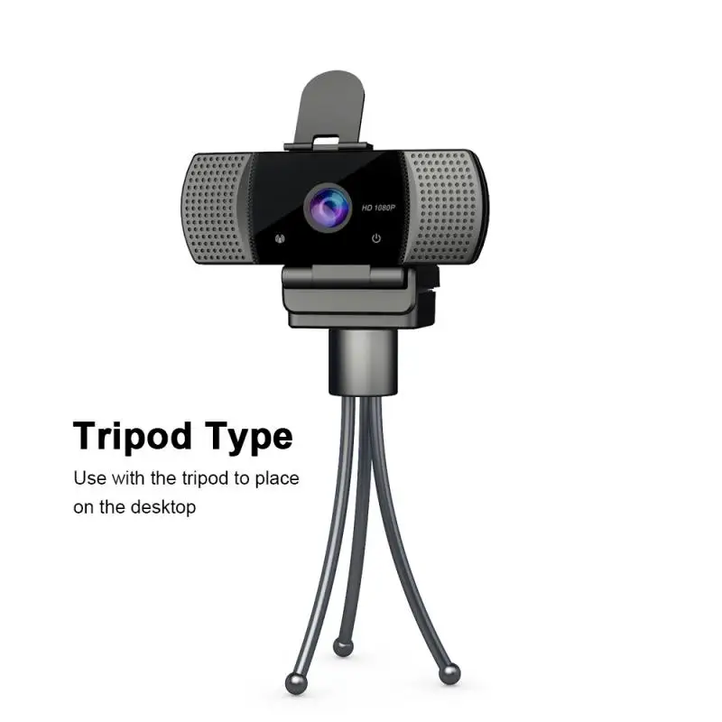 

HD 1080P USB WebCam Built-In Noise Cancellation Microphone Dynamic Resolution High-end Video Call Camera New Dropshipping