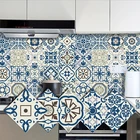 Самоклеящиеся наклейки для плитки, 3D настенные наклейки, водостойкий и маслостойкий узор, украшение для ванной комнаты, гостиной, кухни, пола, стен