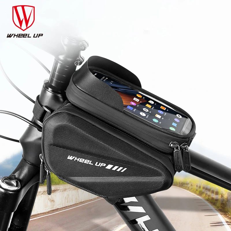 

WHEEL UP Bicycle Bag Mountain Bike Front Top Frame Tube Bag Phone Case Touchscreen MTB Road Bike Package Cycling Accessories