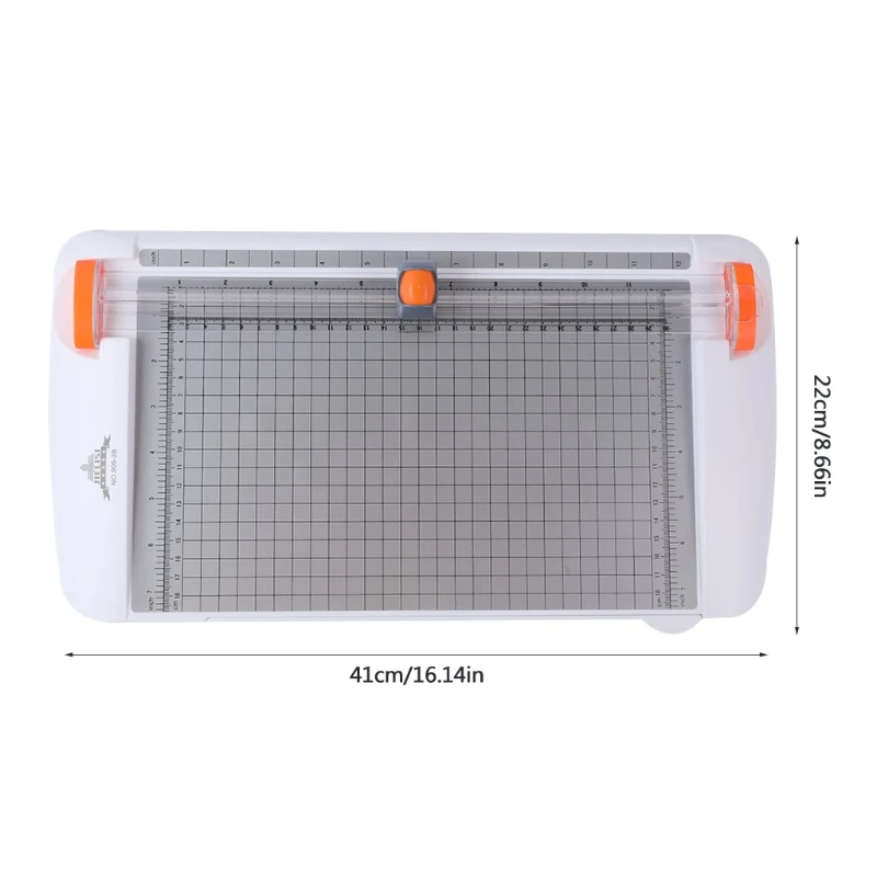 

C5AB Paper Cutting Machine Paper Cutter 10 Sheet Capacity Office Trimmer Kids Friendly Photo Scrapbook Blades for DIY Craft