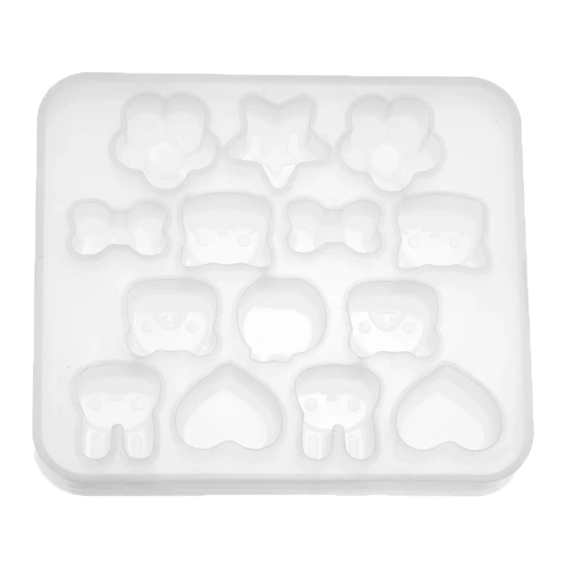 Жидкая силиконовая форма звезда кролик фрукты лук ожерелье подвеска