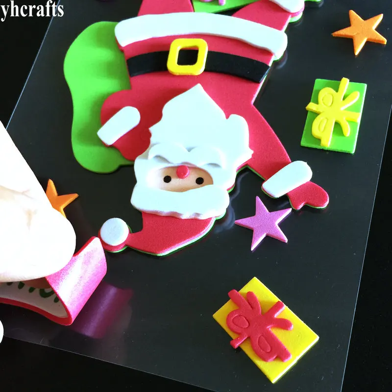 3D стикеры в виде Санта Клауса 1 шт.|Наклейки для творчества| |