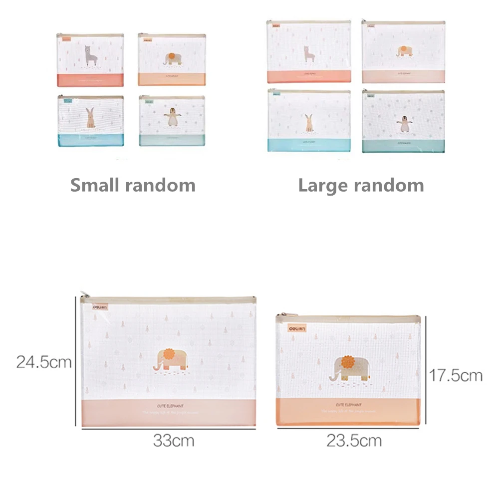 

Hot Sale Cartoon Waterproof Transparent Expanding File Folder Portable Business File Office Supplies Stationery Organizer