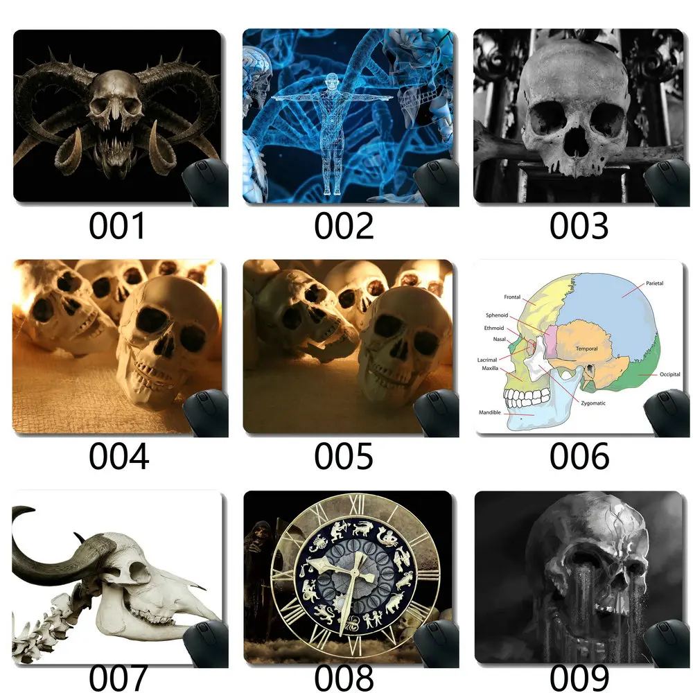 Игровой коврик для мыши на заказ с рисунком скелета динозавра вдохновляющая