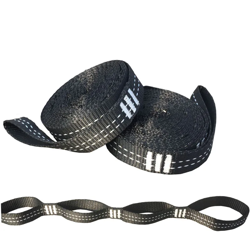 hammock strap Гамак-парашют для кемпинга выживания садовая уличная мебель Досуг Спящая Hamaca путешествия двойной гамак 300*200 см - Цвет: hammock strap
