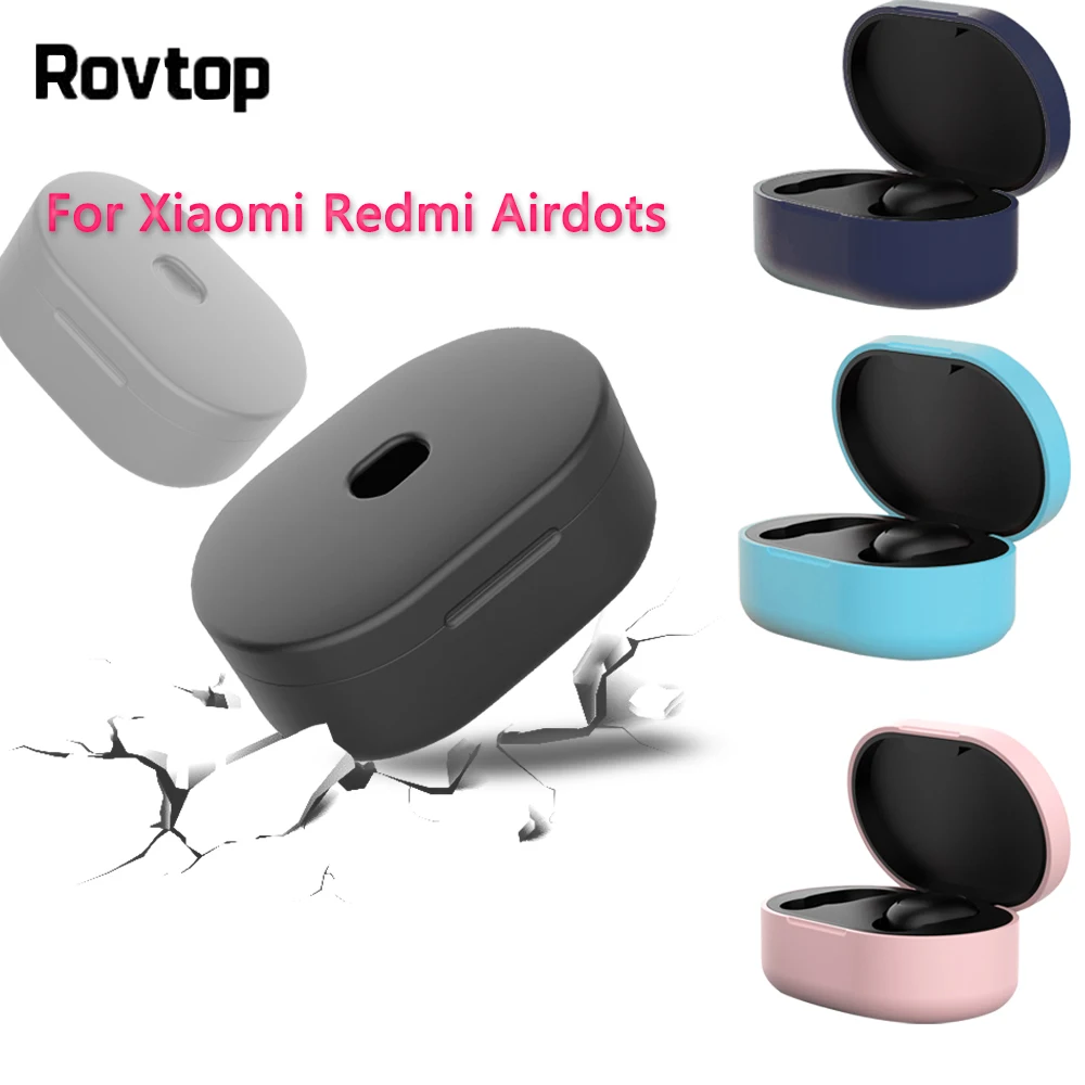 Силиконовый наушник чехол для Xiaomi Redmi Airdots TWS Bluetooth беспроводная гарнитура