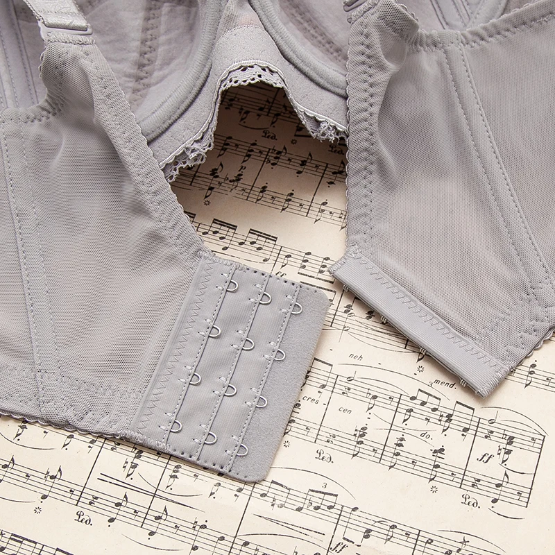 Women's Full coverage Underwired Lightly Lined lace bra Plus Size Minimizer bra 34 36 38 40 42 44 46 48 B C D E F G H