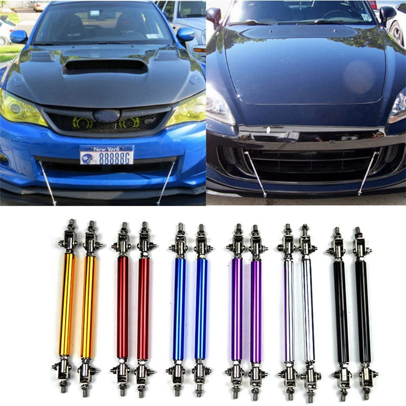 2 шт./компл. Универсальный Автомобильный Бампер протектор стержень сплиттер