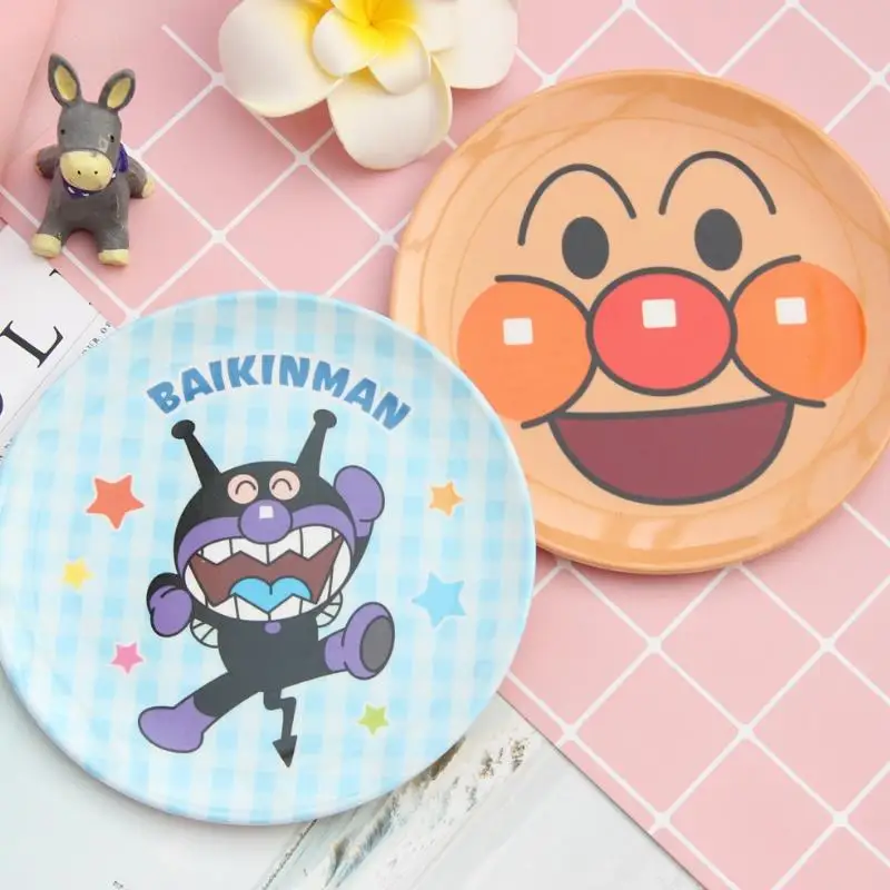 Милая Мини тарелка Anpanman для хлеба мультяшная посуда держатель закусок лоток