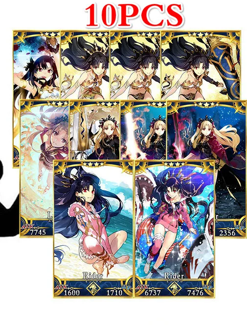 E Fate/Grand Order FGO Игрушки Хобби Коллекционные игры Коллекция аниме-открытки - Цвет: E