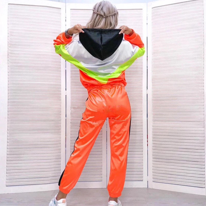 Two Piece Set Top And Pants Women Tracksuit Chandal Mujer Runway 2pac Outfit Festival Sweatsuit Clothing Plus Size Femme |