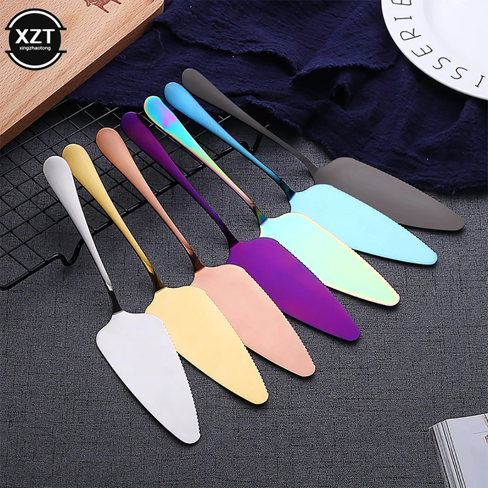 

1Pc Cake Cutter Stainless Steel Cake Shovel Knife Pie Pizza Cheese Server Cake Divider Knives Baking Tools