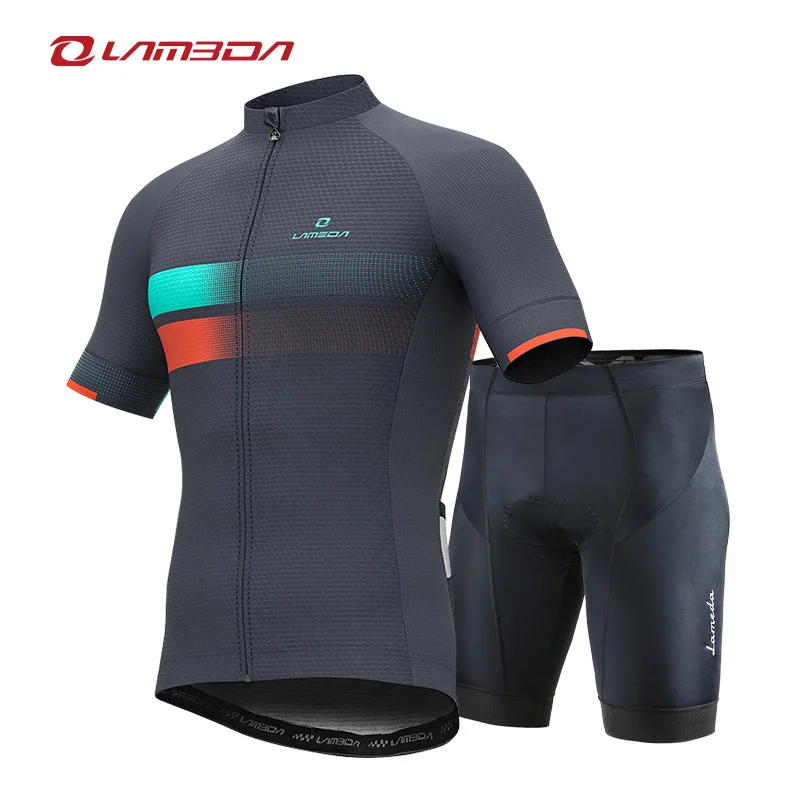 

LAMEDA Cycling Sets men bicycle clothing mtb road bike jersey set short sleeve