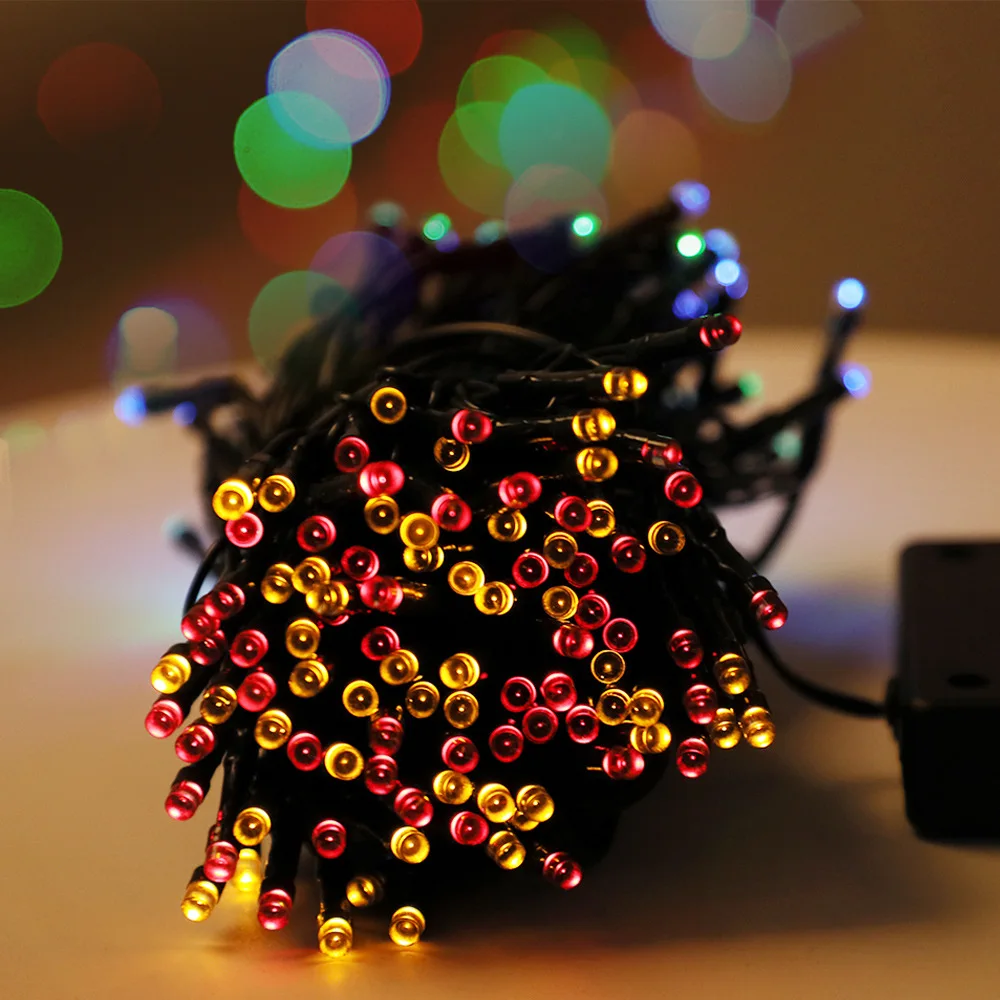 

52m LED String 400 Solar Lights Outdoor Garland Waterproof Xmas Party Solar Powered Garden Fairy Lights Street/Pathway/Lawn Lamp
