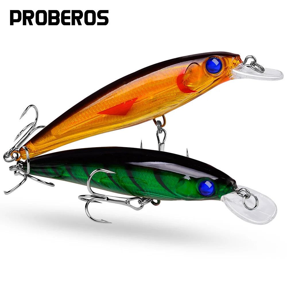 PROBEROS 1 шт. приманка в форме гольяна 11 см 13 4 г плавающая жесткая искусственная