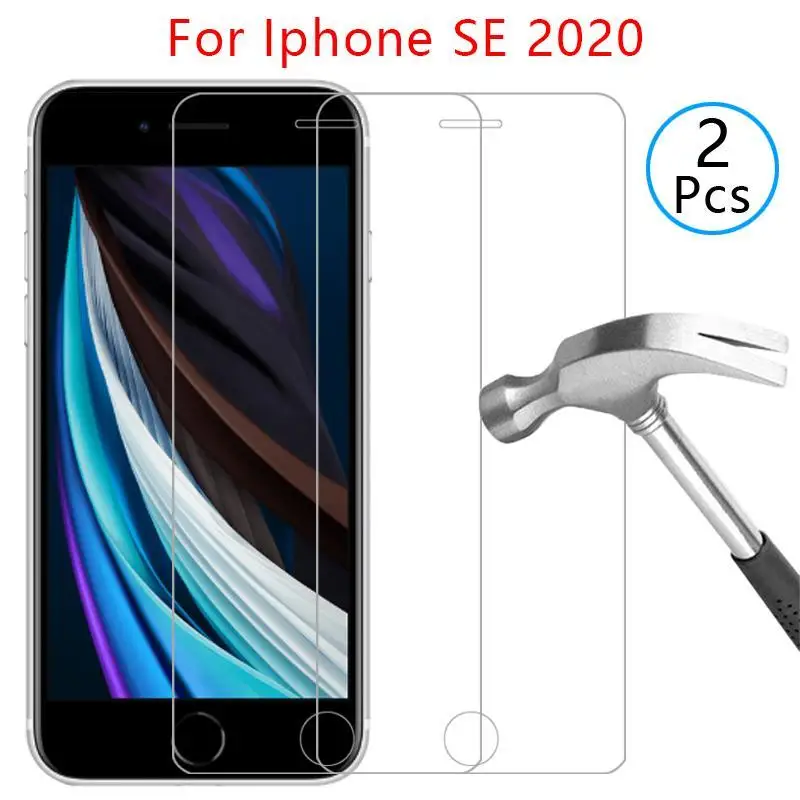 2 шт закаленное стекло для iPhone 11 Pro Max защита экрана SE 2020 Xs XR X 7 8 6 6S Plus защитная