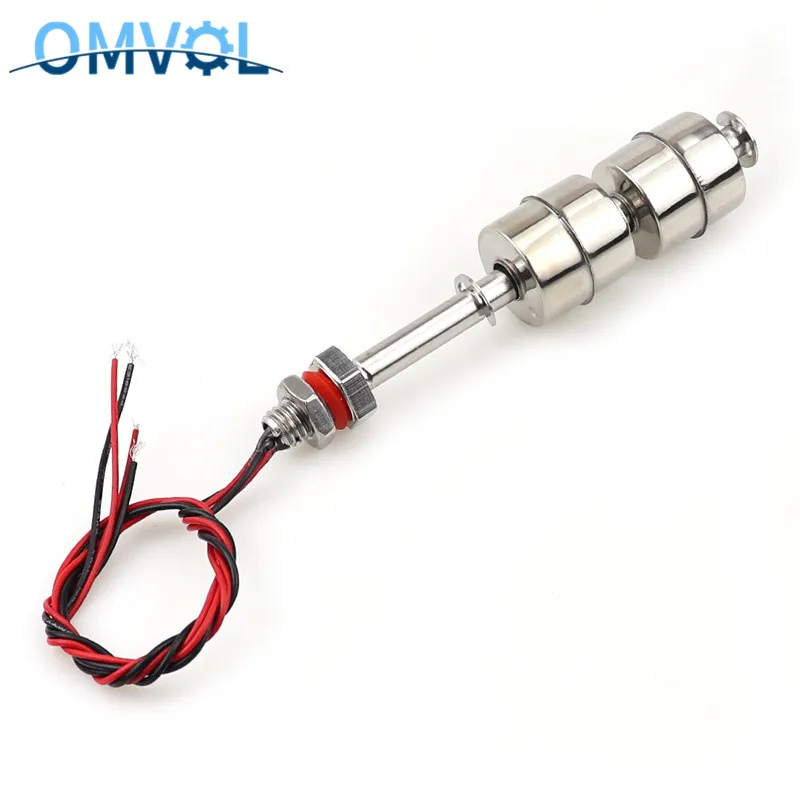 Stainless Steel Water Level Sensor Liquid Float Switch Tank Pool Double ball L:120mm | Обустройство дома