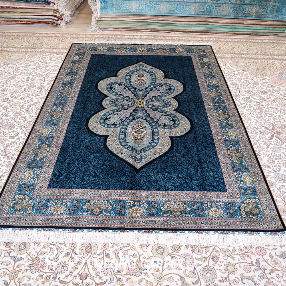 YILONG 6 'x 9' изысканные шелковые коврики ручной работы магазин ковров