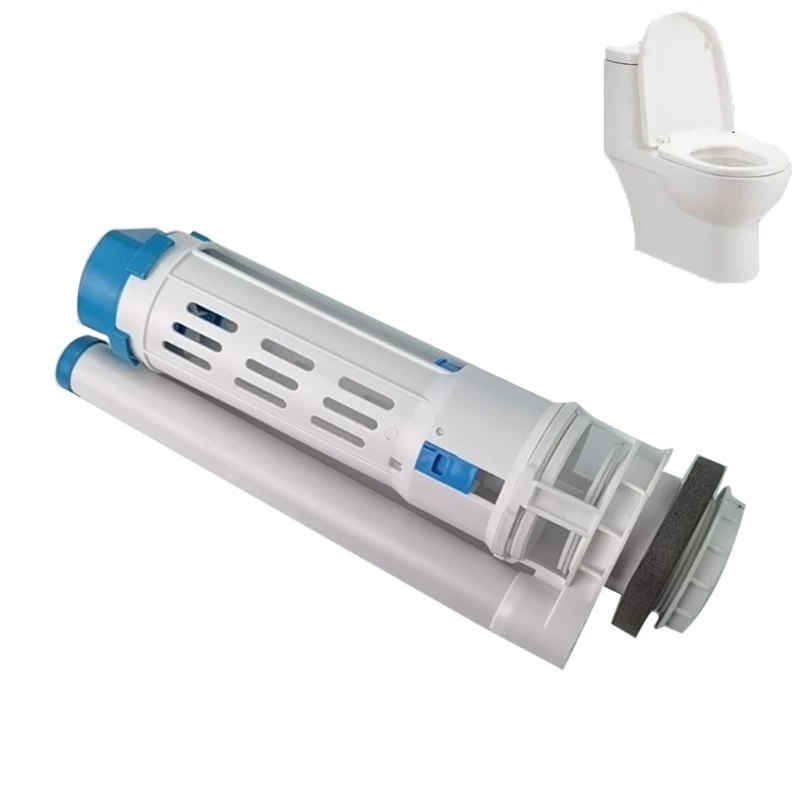 

N0HB Universal Toilet Water Inlet / Drain Valve Toilet Flush Valve Push Button Repair Replacement Kits Toilet Accessories