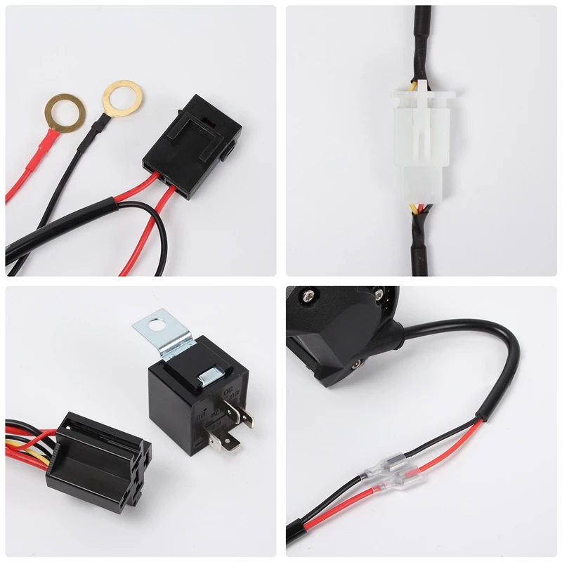 Wiring Harness Kit Fuse Relay Switch 40A 12V for LED Work Driving Light HID Bar | Автомобили и мотоциклы