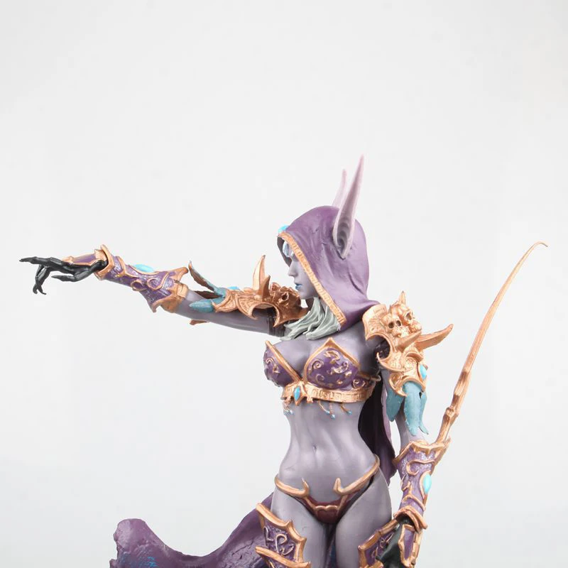 14 см в стиле Windrunner Тьмы Ranger леди ПВХ WOW Сильвана фигурка игрушки Аниме фигурки