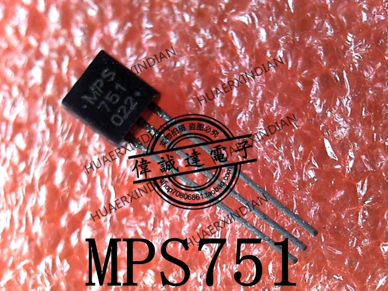

New Original MPS751ZL1G MPS751G MPS751 TO-92 In Stock Real Picture