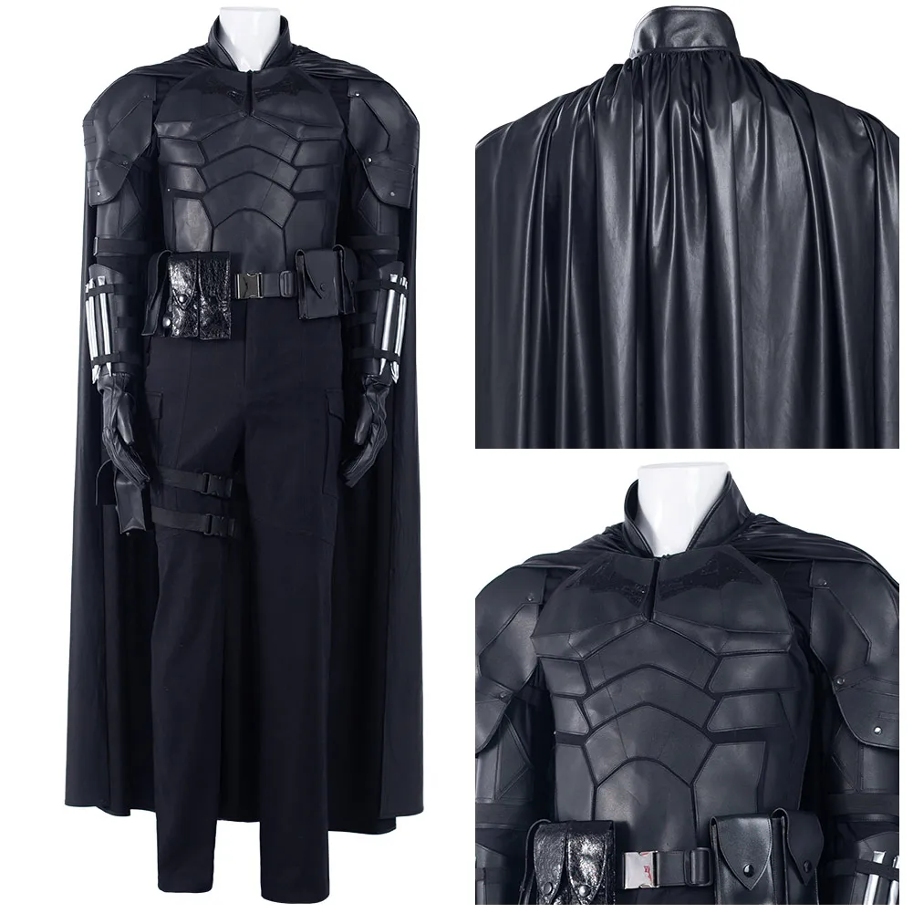 

Bruce Wayne Cosplay Costume Pants Cloak Outfits Halloween Carnival Suit