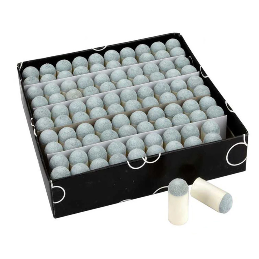 

100pcs/set 10mm Durable Snooker Supplies Billiard Replacement Tips Bar Pool Cue Repair Rod Stick Tip Scrub Bar