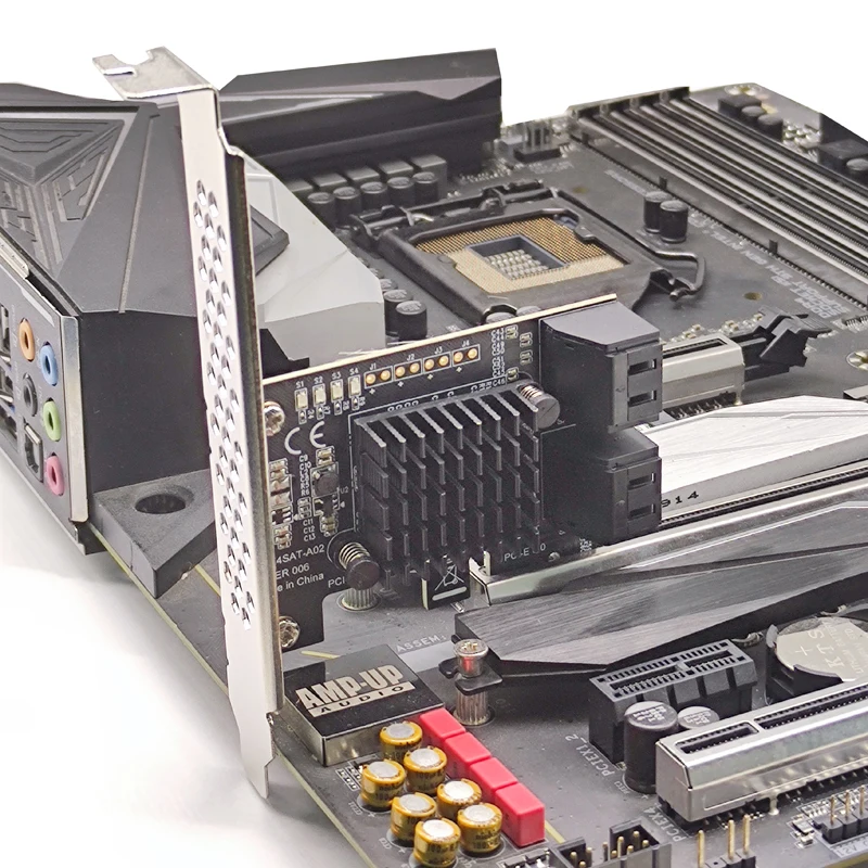 чиа майнер sata pci e адаптер 4 порта sata 3
