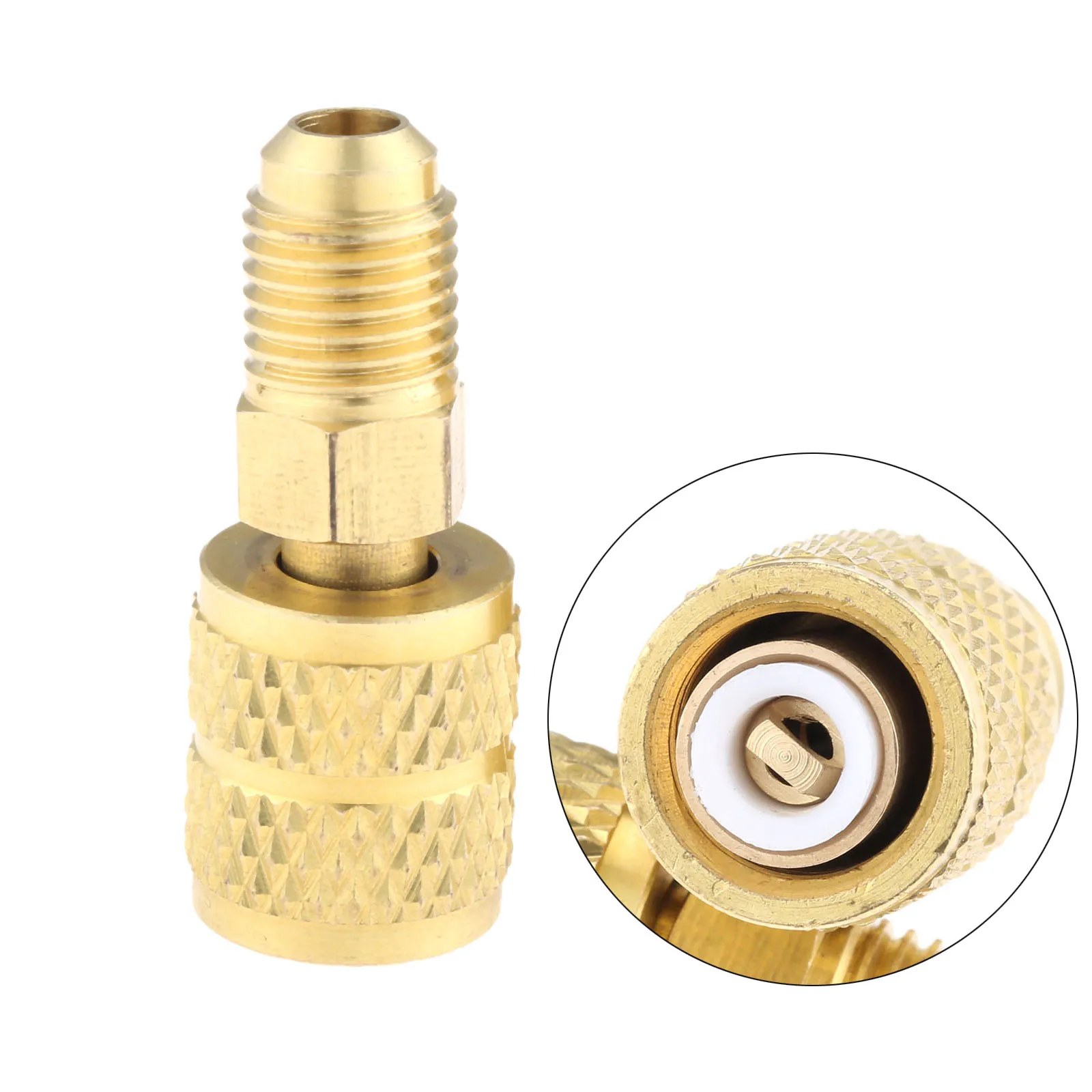 R410a Поворотный адаптер для мини сплит системы HVAC 5/16 &quotЖенский 1/4&quot Мужской