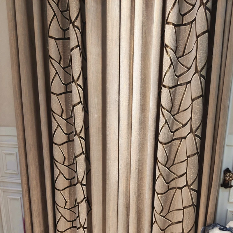 Nordic светильник Роскошная Геометрическая плотные Шторы для Гостиная Спальня