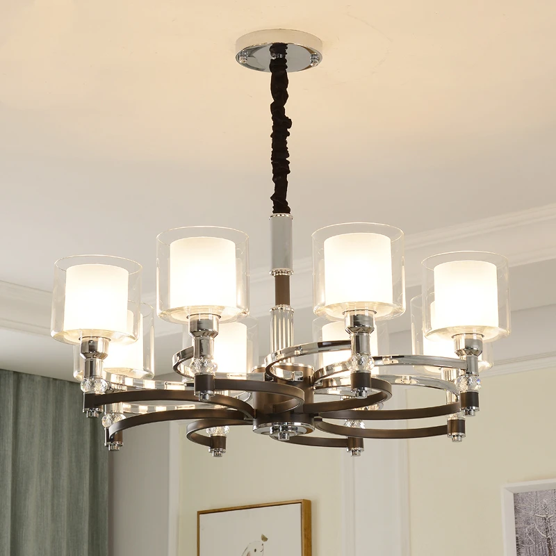 Скандинавские светодиодные люстры светильник железная Люстра для гостиной