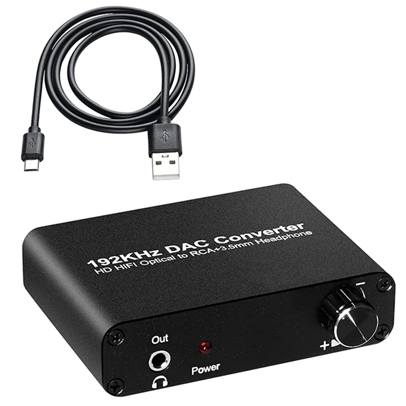 

5.1CH DAC Converter Audio Decoder Digital Optical Coaxial Toslink to RCA 3.5mm Jack Support Dolby AC-3 DTS 5.1 2.0CH