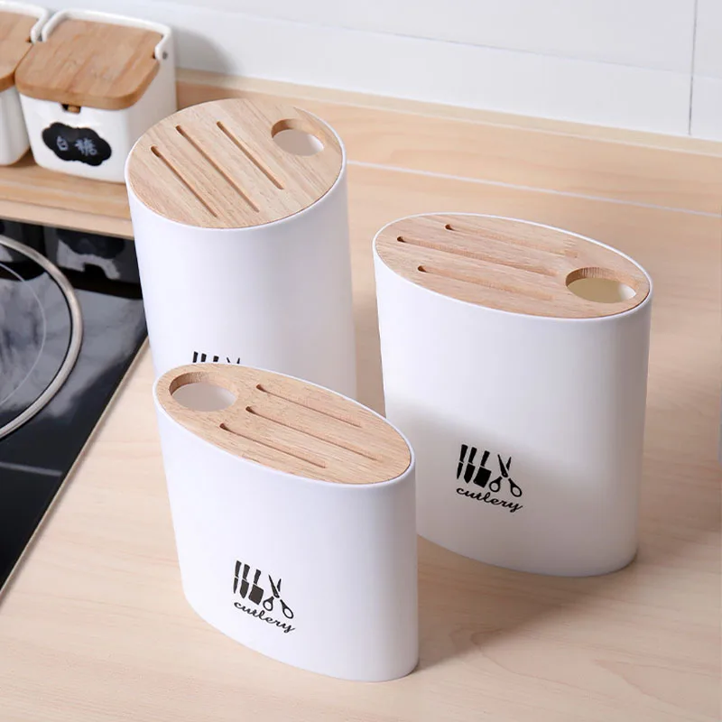 

1PC Plastic Multifunctional Knife Holder Multi-Kinetic Energy Kitchen Storage Tool Gadget Kitchen & Home & Dining Accessories