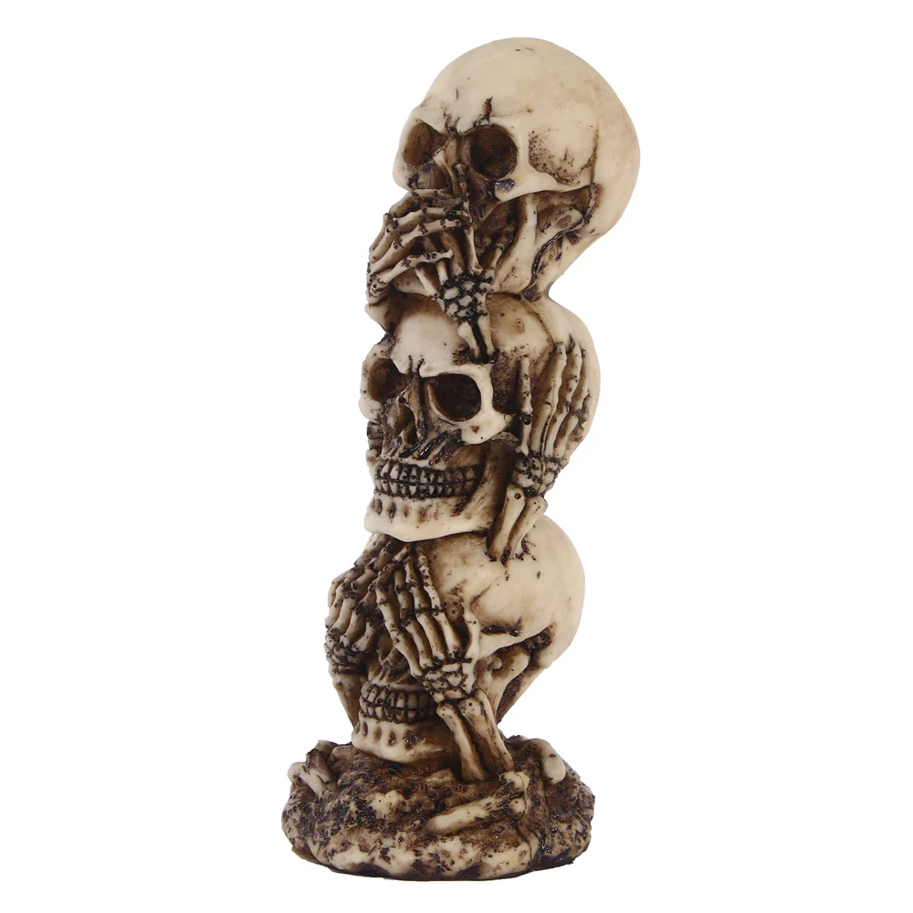 

Resin craft skull statue high quality creative statue sculpture gift home decoration skull D231