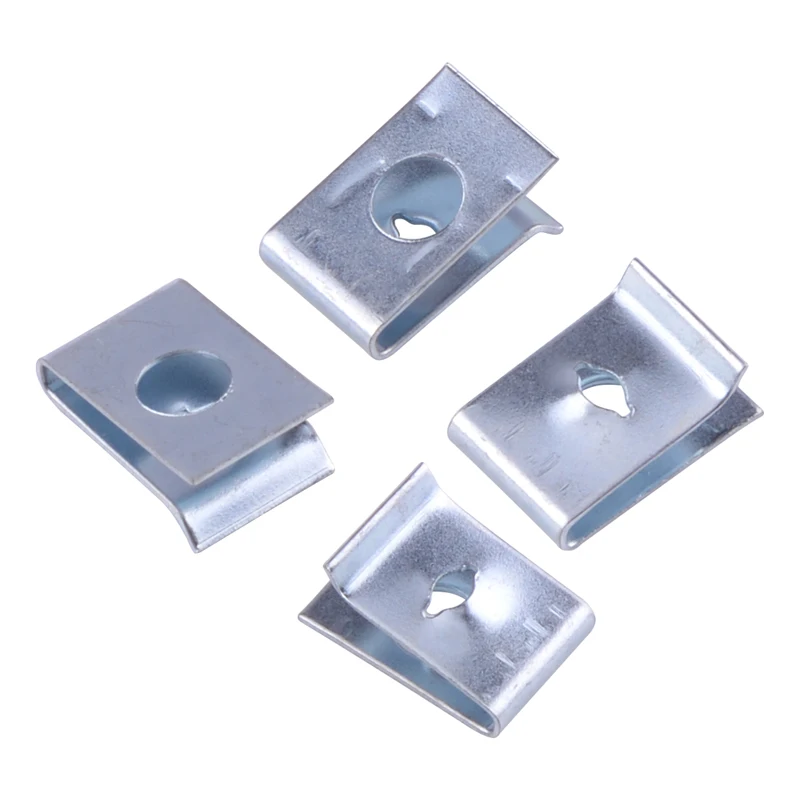 

Universal U-nuts 50pcs Clips Fasteners Fenders Metal Panel Thread Doors