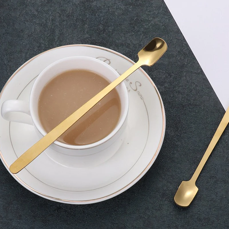 

5 шт., кофейные ложки с длинной ручкой