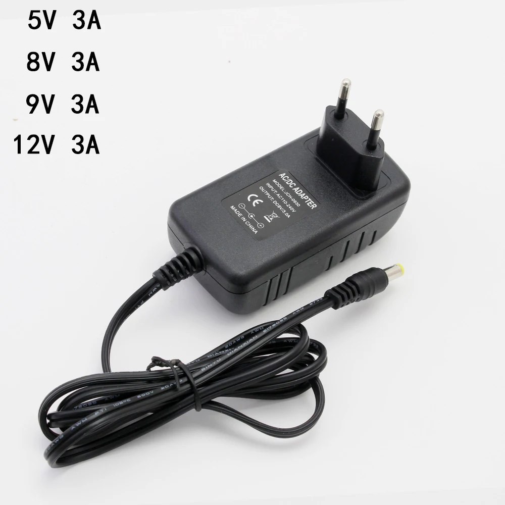 Трансформатор 220 в 12 AC DC адаптер питания 5 8 9 3A преобразователь вольт источник для