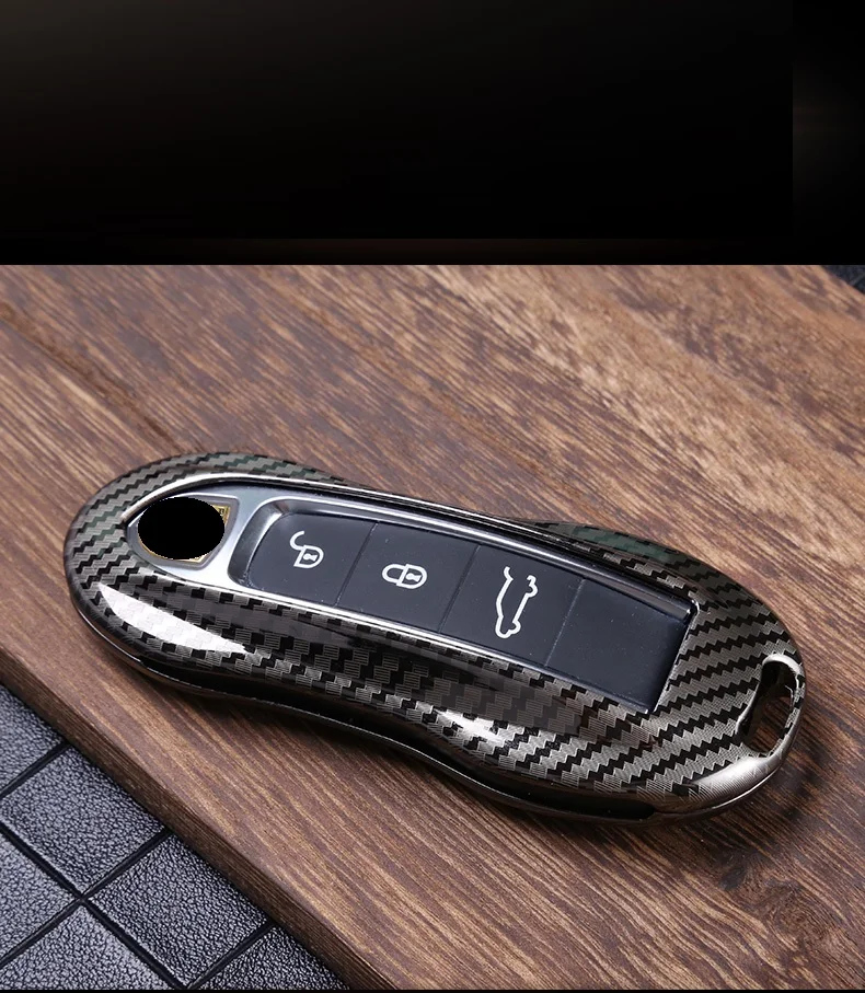 Чехол для автомобильного ключа из углеродного волокна защитный чехол аксессуары