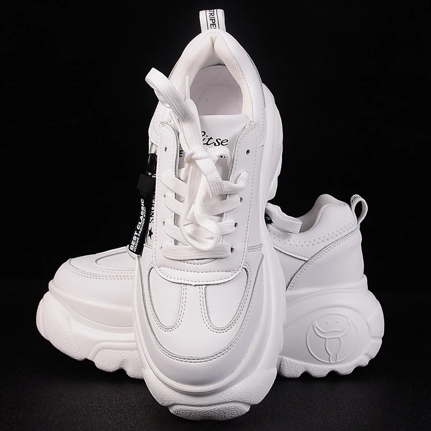 Кроссовки на высокой платформе для девочек женские кроссовки коллекция 2019 года