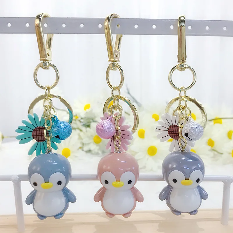Новый креативный милый мультяшный маленький пингвин кукла автомобильный брелок