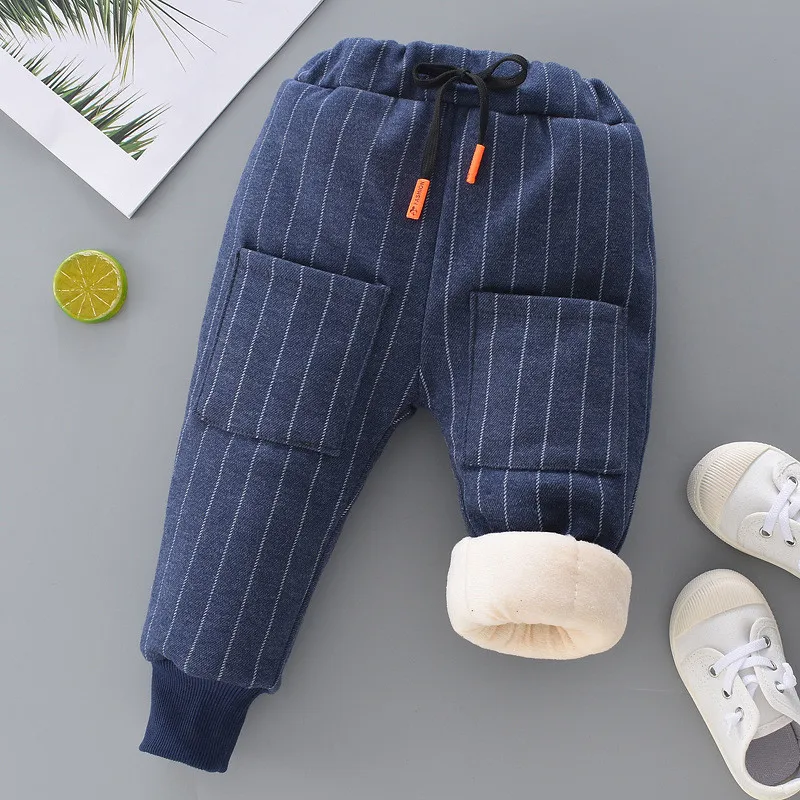 Boy Pants Spring trousers Boy Sports Thicken Long Pants Toddler Casual Kids Girls Boys Leggings Trousers For Boys