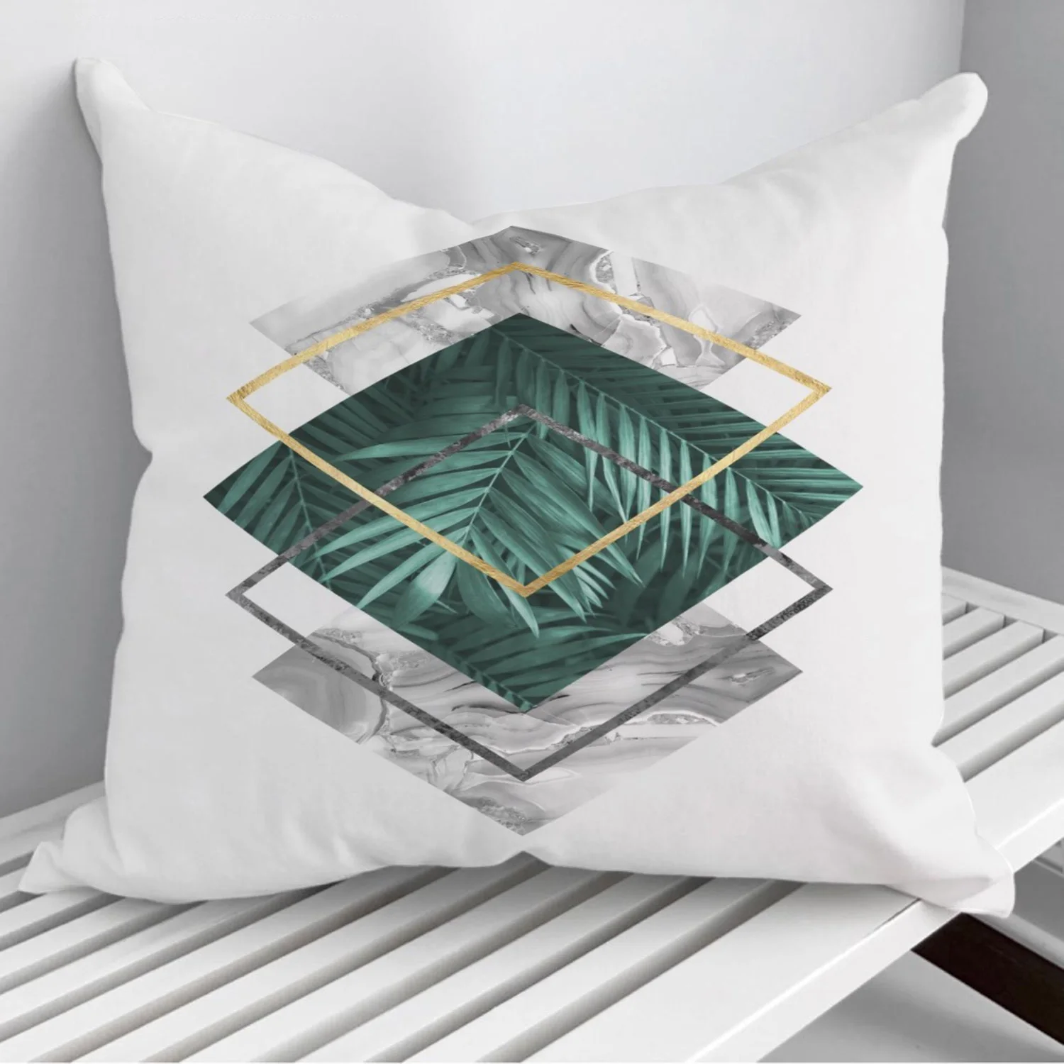 

Ботаническая Подушка polygons V, чехол для телефона, чехол для кровати, наволочка для домашнего декора, автомобильная наволочка 45*45 см