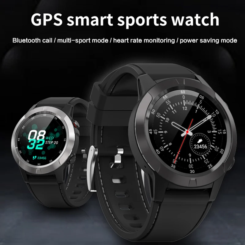 Многофункциональные часы лица Смарт GPS Компас GSM Часы с сим картой кровяное