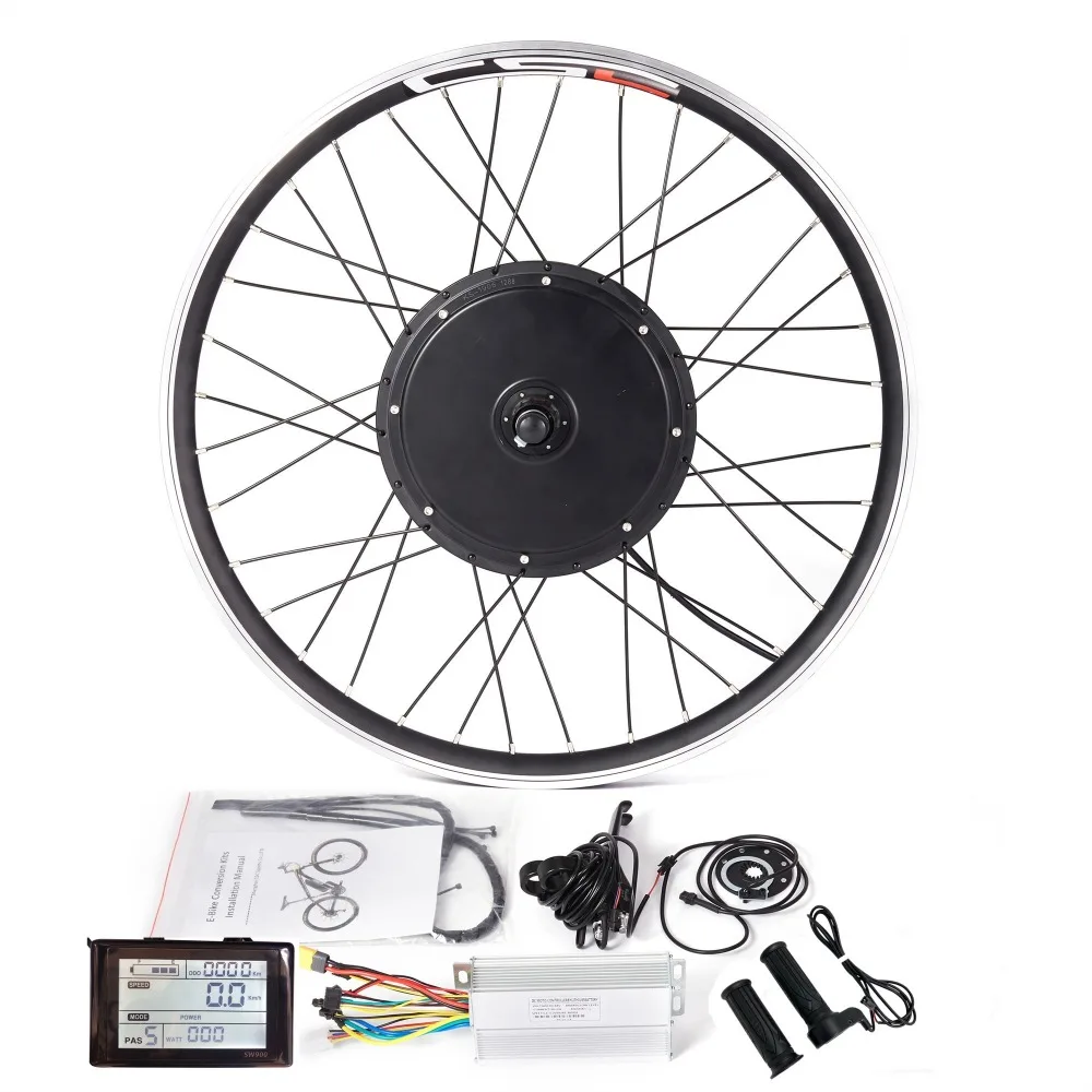 MTB E-двухколесного велосипеда 36V или 48В 2"-29" комплект для переоборудования электрического велосипеда с 250/350/500/1000/15000 Вт мотор для центрального движения с двойными стенками из алюминиевого сплава