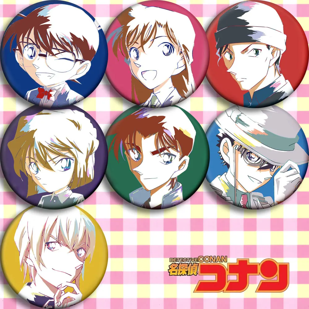 Чехол Brdwn Детектив Конан закрытый Edogawa Kudou Shinichi Mouri Kogorou haiбара Ai значок косплея # ABE|